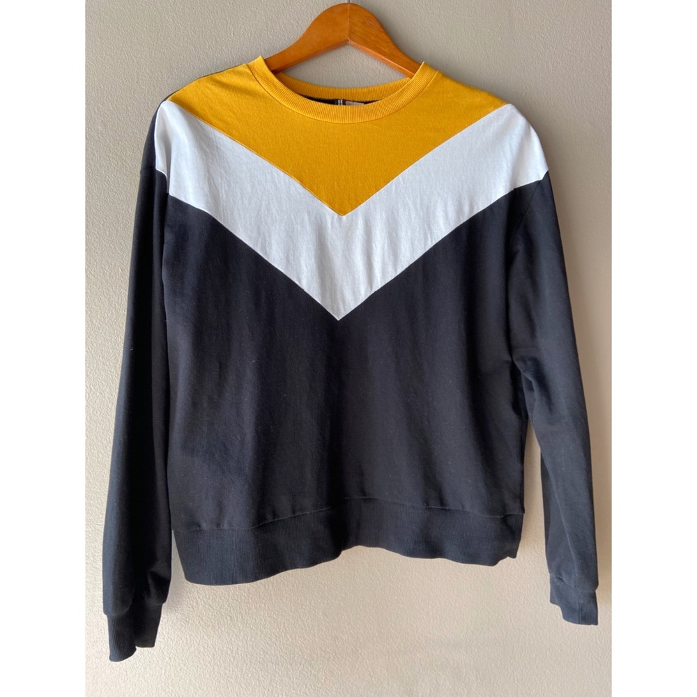 Color Block Crewneck Sweatshirt  || H&M